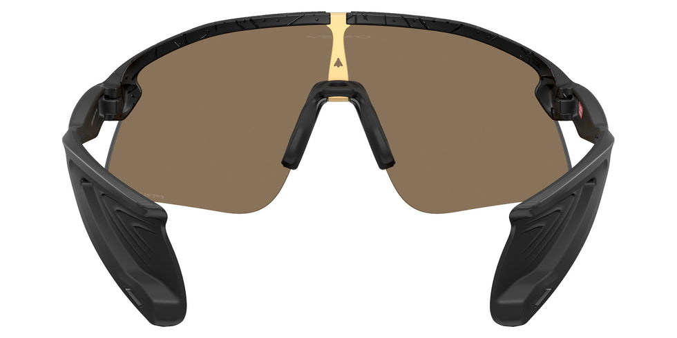 Oakley® OO9518 STUNT DEVIL S OO9518 951813 36 Sunglasses - Matte Black Splatter / Prizm 24k Mirrored 951813