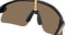 Oakley® OO9518 STUNT DEVIL S OO9518 951813 36 Sunglasses - Matte Black Splatter / Prizm 24k Mirrored 951813
