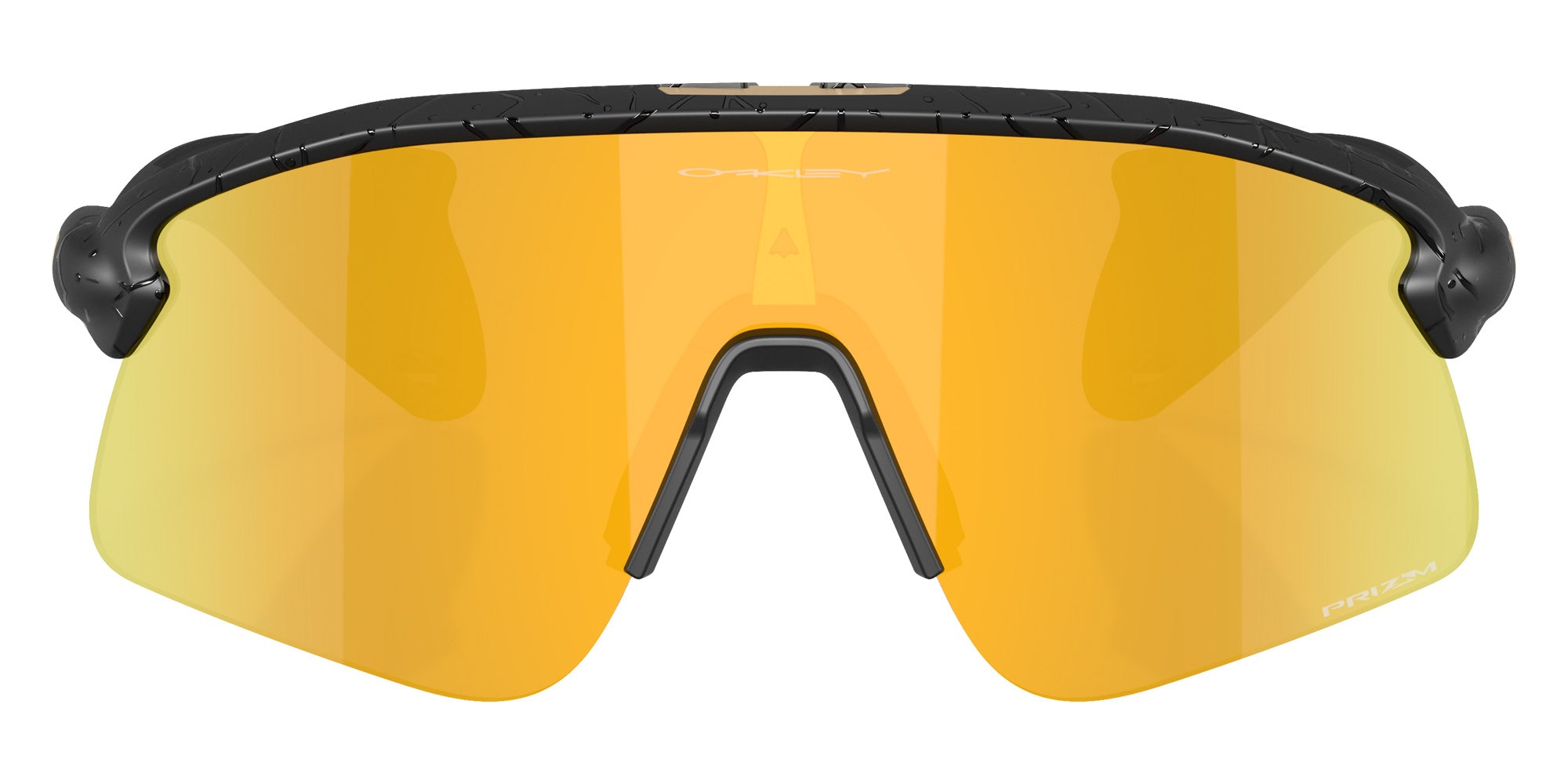 Oakley® OO9518 STUNT DEVIL S OO9518 951813 36 Sunglasses - Matte Black Splatter / Prizm 24k Mirrored 951813