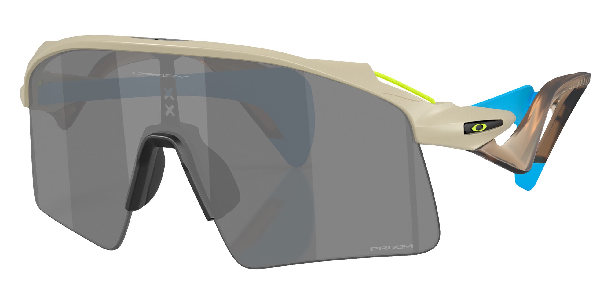 Oakley® OO9519 STUNT WING OO9519 951903 41 Sunglasses - Matte Sand / Prizm Black Mirrored