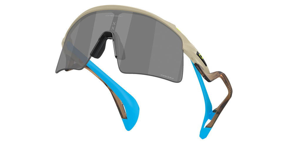 Oakley® OO9519 STUNT WING OO9519 951903 41 Sunglasses - Matte Sand / Prizm Black Mirrored