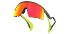 Oakley® OO9519 STUNT WING OO9519 951904 41 Sunglasses - Matte Gray Smoke / Prizm Ruby Mirrored