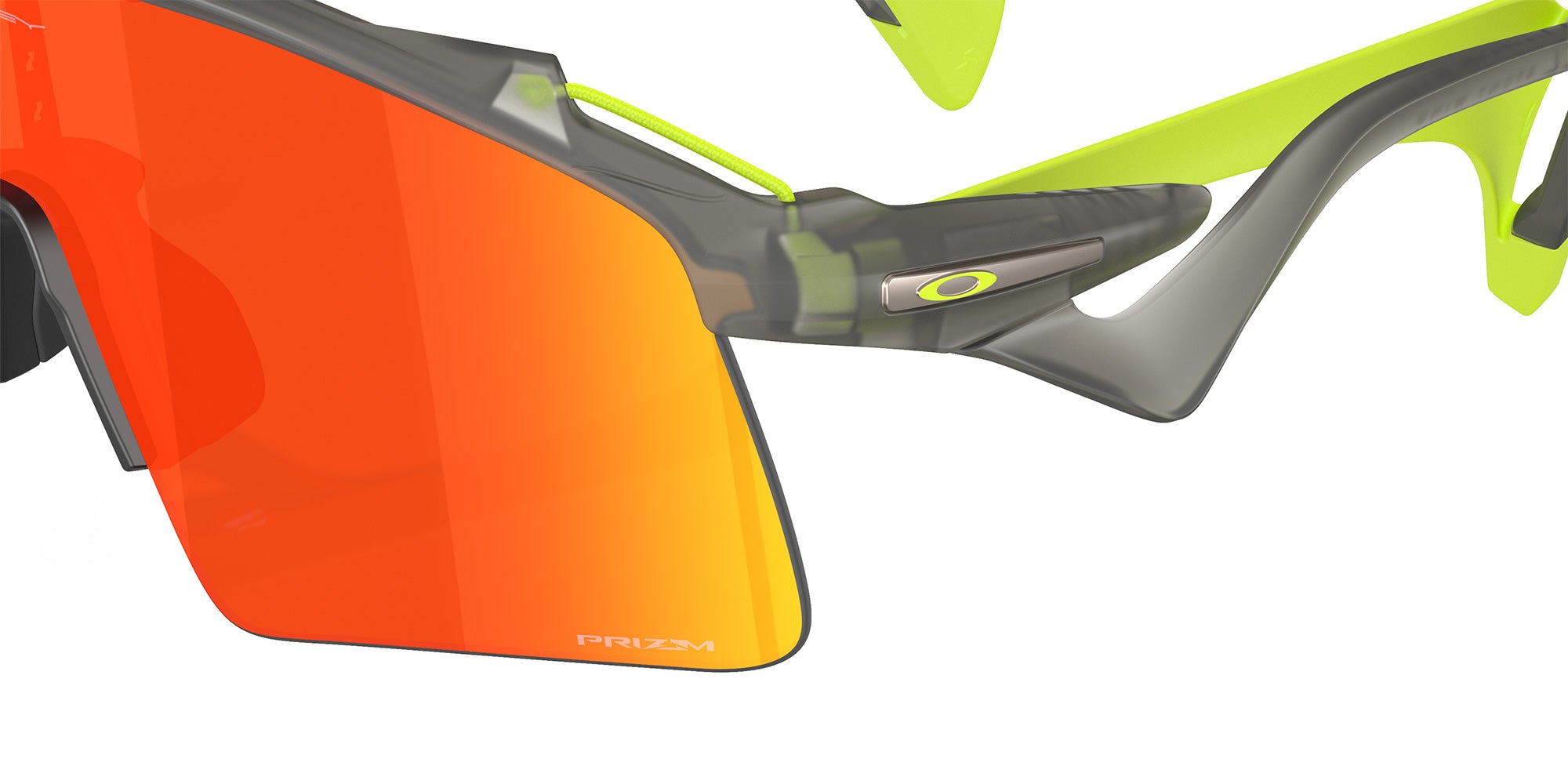 Oakley® OO9519 STUNT WING OO9519 951904 41 Sunglasses - Matte Gray Smoke / Prizm Ruby Mirrored