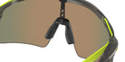 Oakley® OO9519 STUNT WING OO9519 951904 41 Sunglasses - Matte Gray Smoke / Prizm Ruby Mirrored