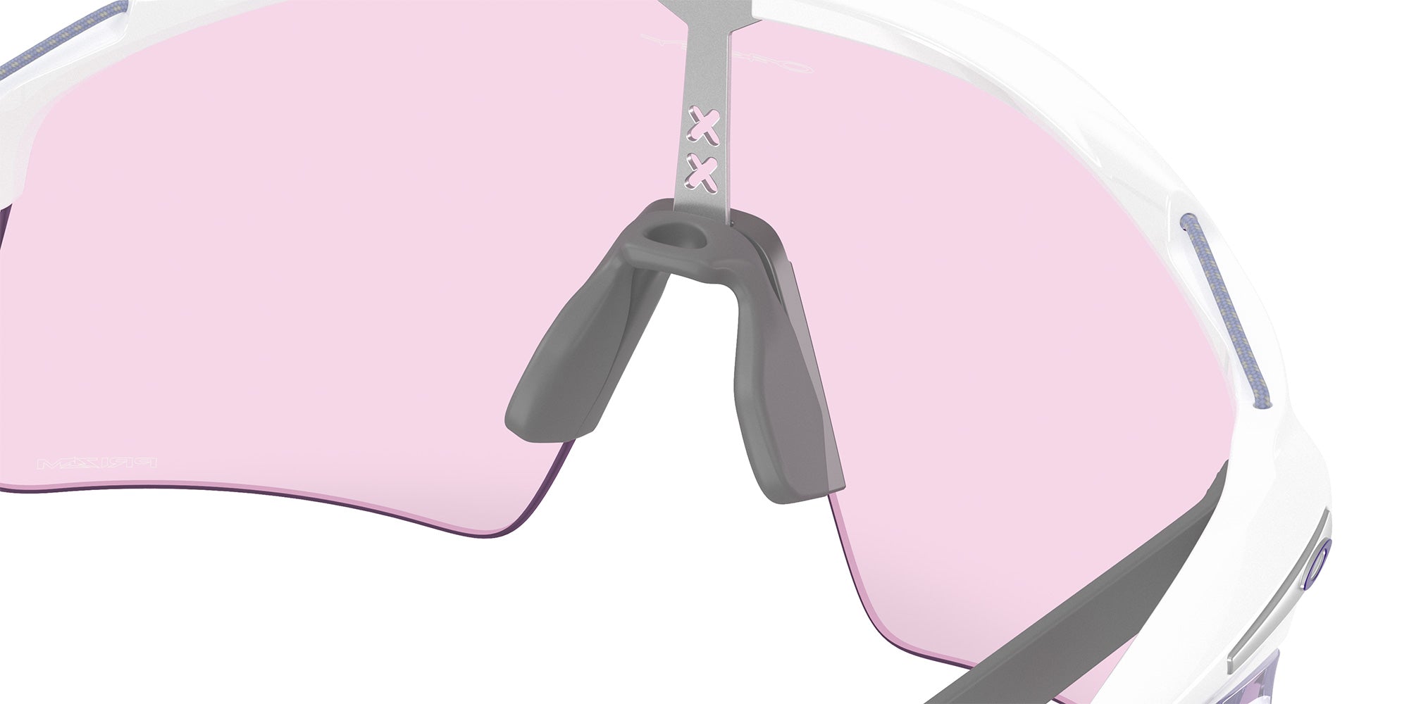 Oakley® OO9519 STUNT WING OO9519 951905 41 Sunglasses - Polished White / Prizm Low Light