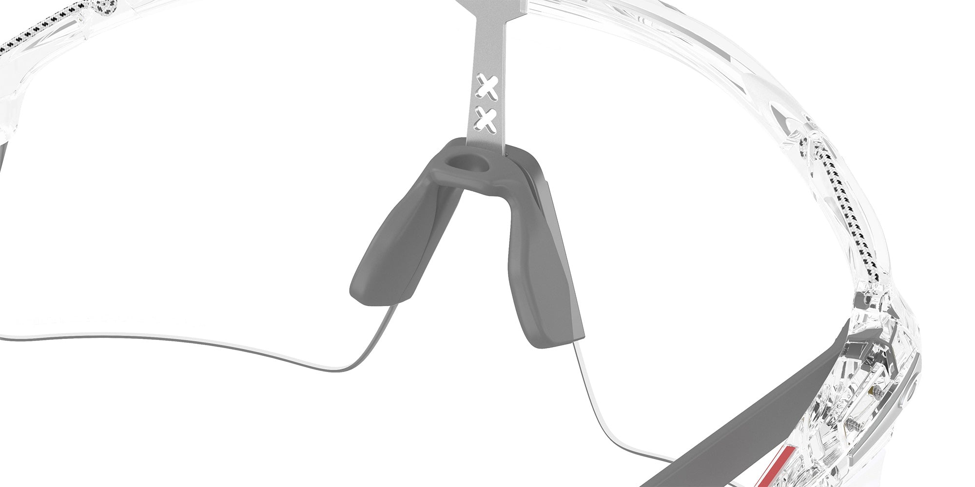 Oakley® OO9519 STUNT WING OO9519 951906 41 Sunglasses - Clear / Clear to Black Iridium Photochromic