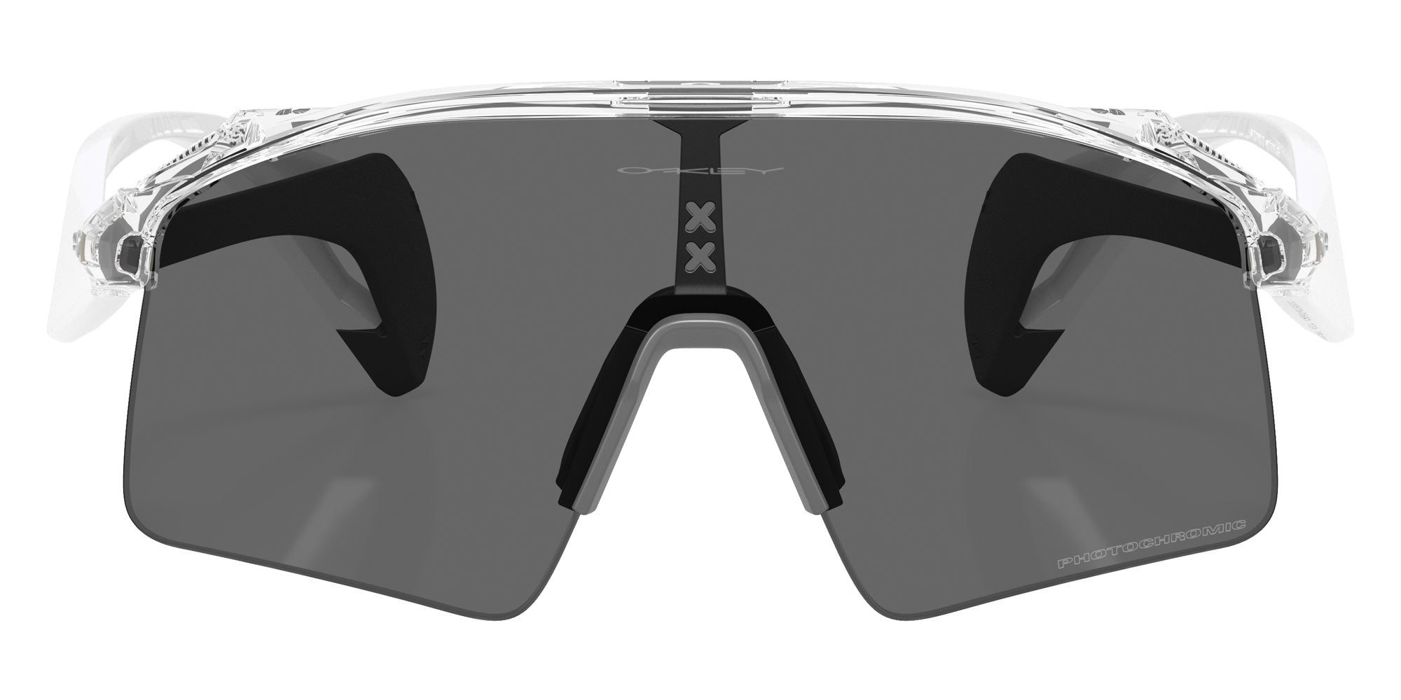 Oakley® OO9519 STUNT WING OO9519 951906 41 Sunglasses - Clear / Clear to Black Iridium Photochromic