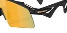 Oakley® OO9519 STUNT WING OO9519 951908 41 Sunglasses - Matte Black Splatter/Ma001 - Brown
