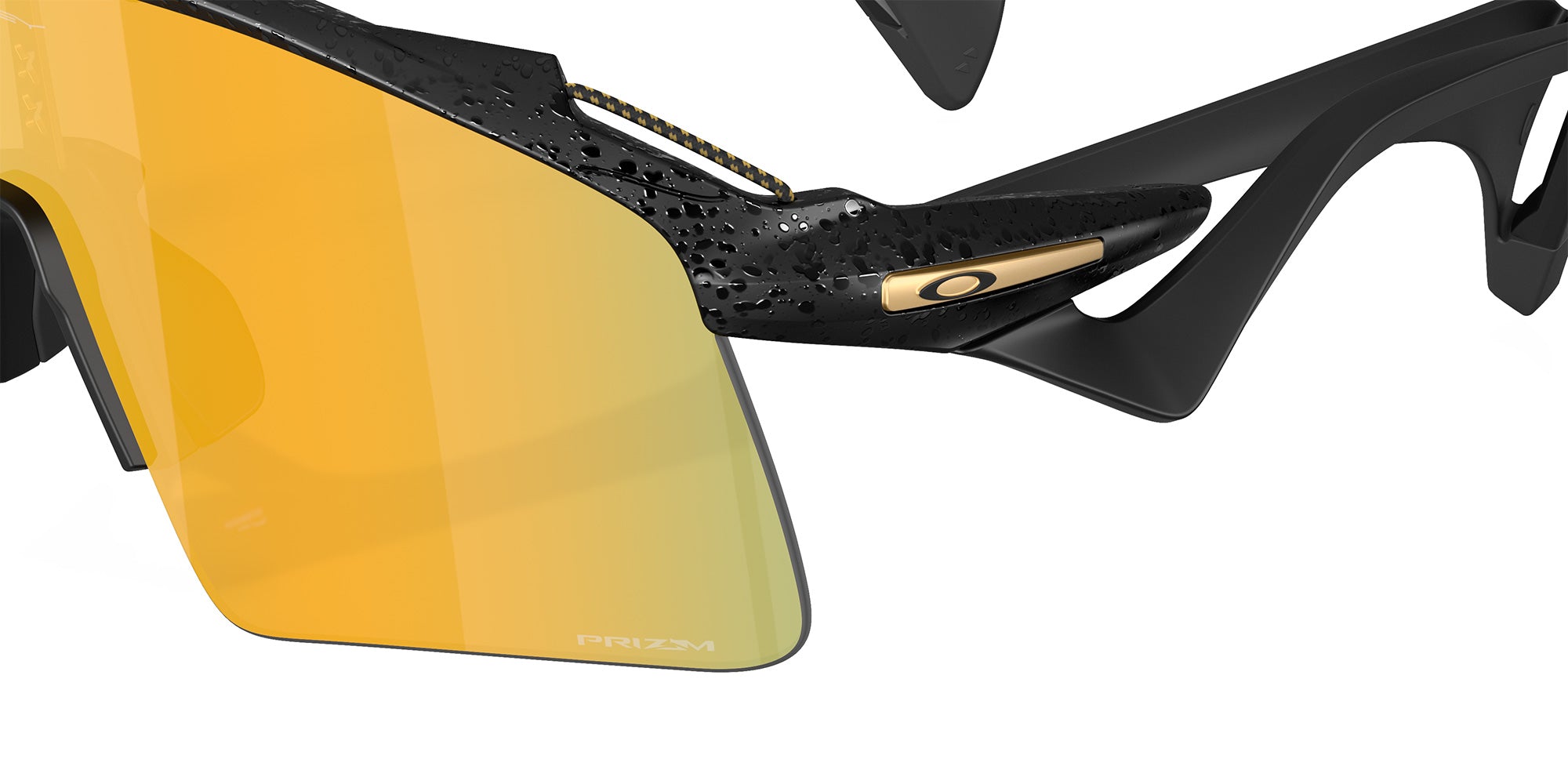 Oakley® OO9519 STUNT WING OO9519 951908 41 Sunglasses - Matte Black Splatter/Ma001 - Brown