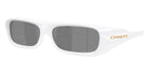 Oakley® OO9520 PERMIAN OO9520 952002 59 Sunglasses - Pearlized White / Prizm Black Mirrored