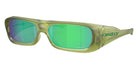 Oakley® OO9520 PERMIAN OO9520 952004 59 Sunglasses - Matte Transparent Fern / Prizm Jade Mirrored