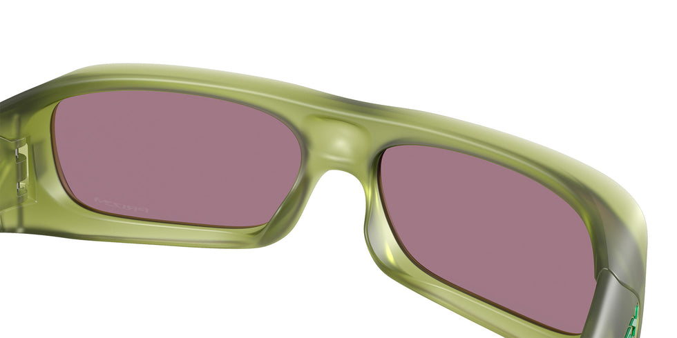 Oakley® OO9520 PERMIAN OO9520 952004 59 Sunglasses - Matte Transparent Fern / Prizm Jade Mirrored