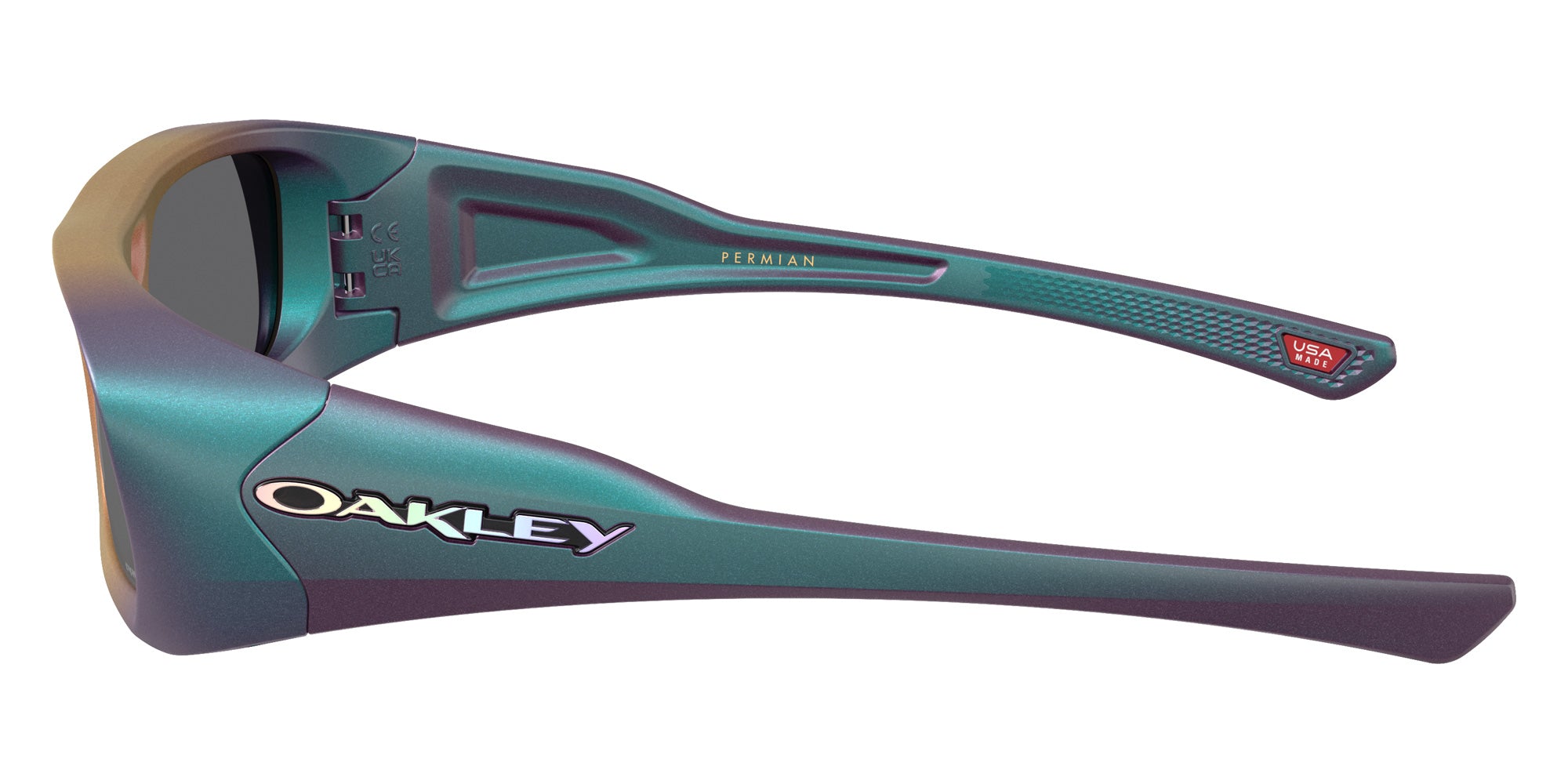 Oakley® OO9520 PERMIAN OO9520 952005 59 Sunglasses - PGRG Colorshift / Prizm Black Mirrored 952005