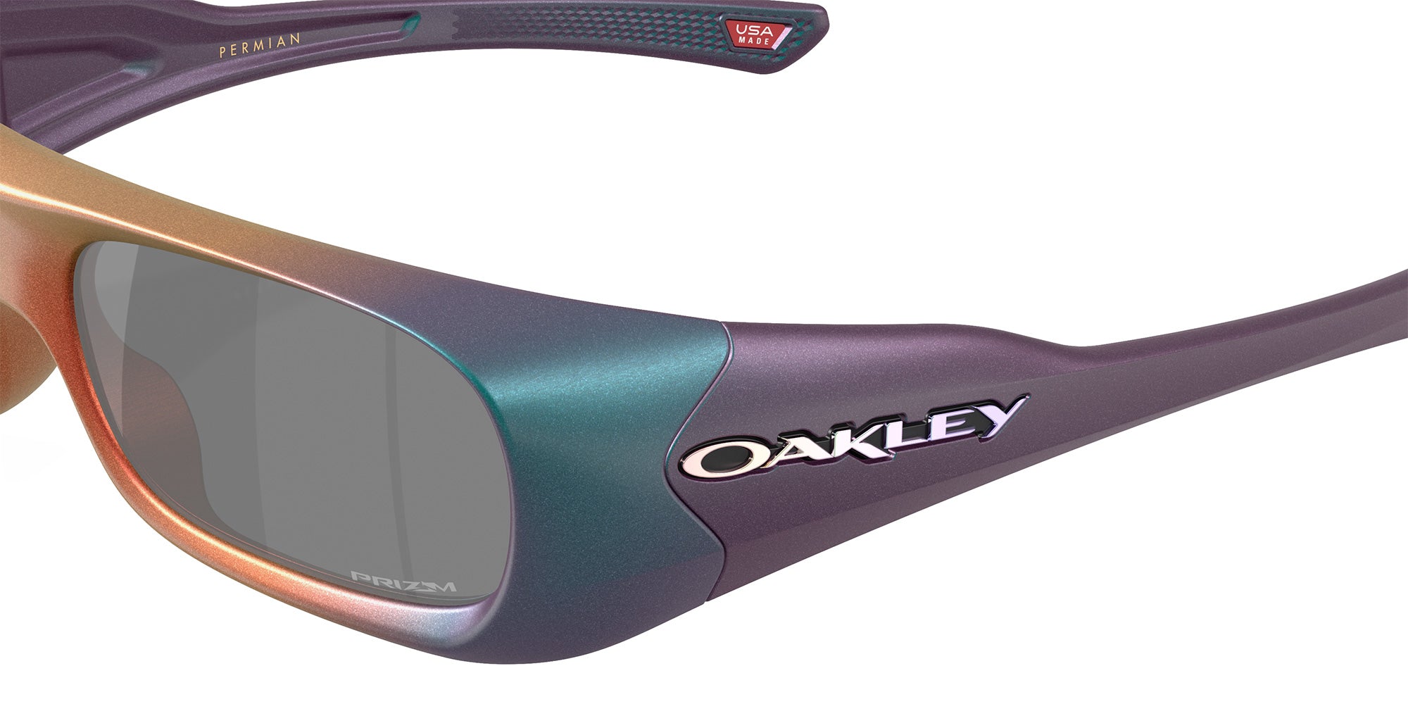 Oakley® OO9520 PERMIAN OO9520 952005 59 Sunglasses - PGRG Colorshift / Prizm Black Mirrored 952005