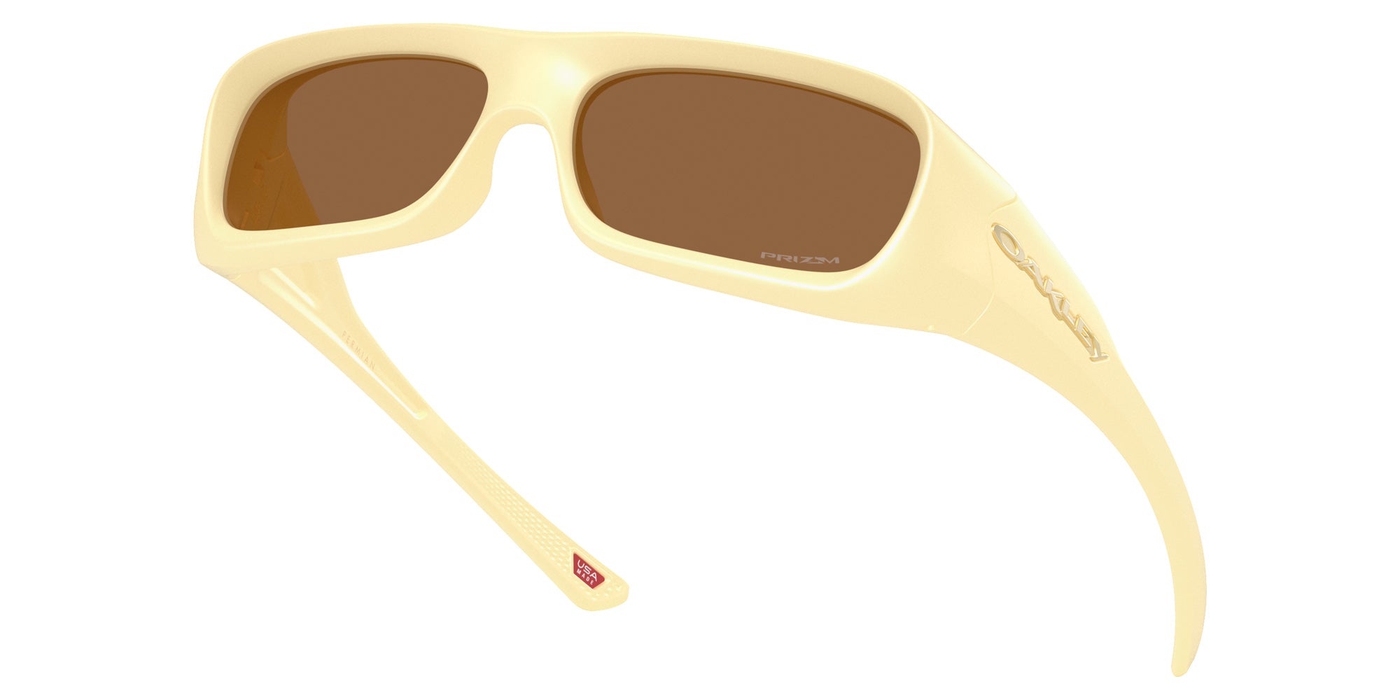 Oakley® OO9520 PERMIAN OO9520 952006 59 Sunglasses - Matte Yellow Milkshake / Prizm Bronze 952006