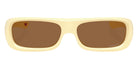 Oakley® OO9520 PERMIAN OO9520 952006 59 Sunglasses - Matte Yellow Milkshake / Prizm Bronze 952006