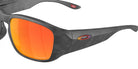 Oakley® OO9521 TOURNIQUET OO9521 952105 57 Sunglasses - Matte Black Camo / Prizm Ruby Mirrored
