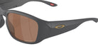Oakley® OO9521 TOURNIQUET OO9521 952106 57 Sunglasses - Matte Carbon / Prizm Tungsten Mirrored