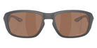 Oakley® OO9521 TOURNIQUET OO9521 952106 57 Sunglasses - Matte Carbon / Prizm Tungsten Mirrored