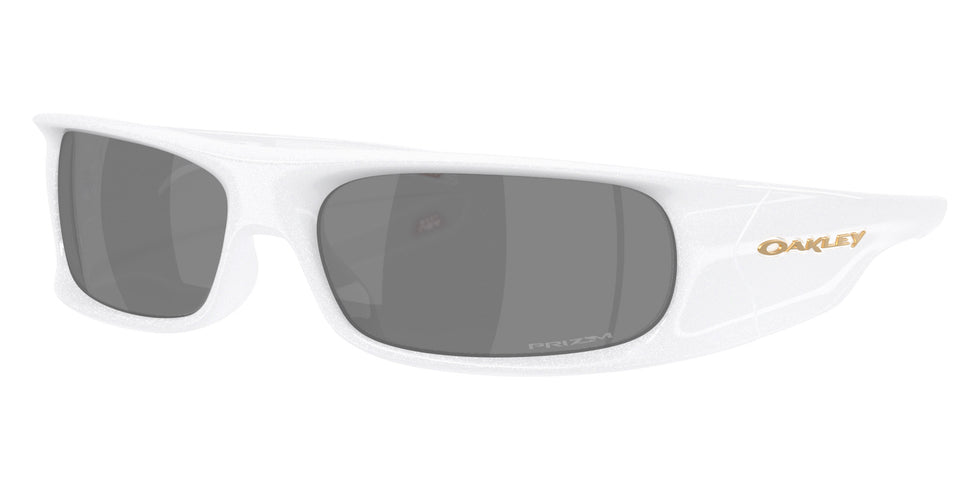Oakley® OO9522 HIGHLAND OO9522 952202 62 Sunglasses - Pearlized White / Prizm Black Mirrored