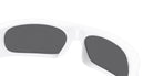 Oakley® OO9522 HIGHLAND OO9522 952202 62 Sunglasses - Pearlized White / Prizm Black Mirrored
