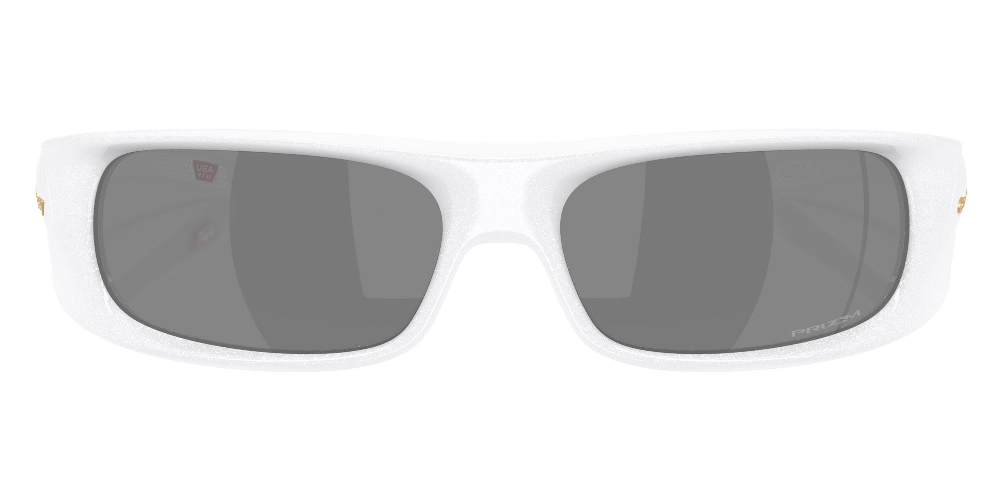Oakley® OO9522 HIGHLAND OO9522 952202 62 Sunglasses - Pearlized White / Prizm Black Mirrored