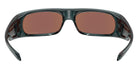 Oakley® OO9522 HIGHLAND OO9522 952204 62 Sunglasses - Crystal Black / Prizm Deep Water Polarized Mirrored