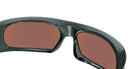 Oakley® OO9522 HIGHLAND OO9522 952204 62 Sunglasses - Crystal Black / Prizm Deep Water Polarized Mirrored