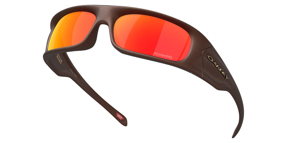 Oakley® OO9522 HIGHLAND OO9522 952206 62 Sunglasses - Corten / Prizm Ruby Mirrored 952206