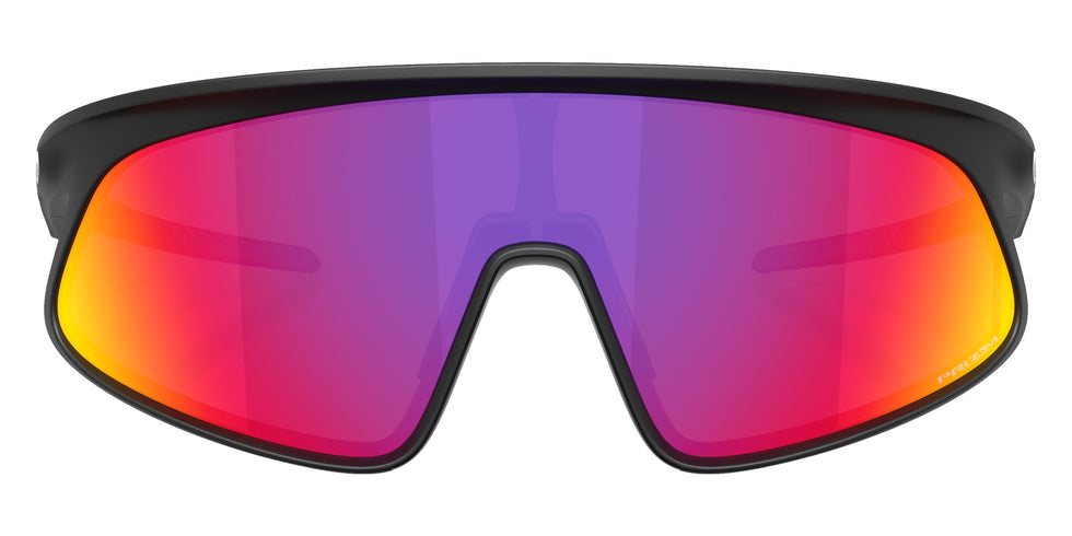 Oakley® OO9524D RSLV 141 OO9524D 952401 41 Sunglasses - Matte Black / Prizm Road Mirrored 952401