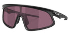 Oakley® OO9524D RSLV 141 OO9524D 952402 41 Sunglasses - Matte Black / Prizm Road Black Mirrored 952402