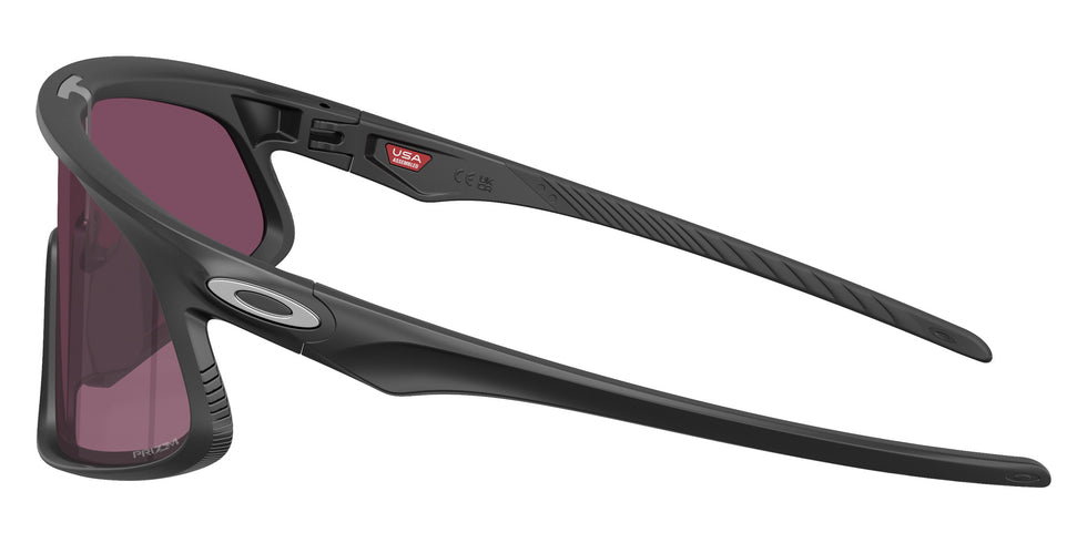 Oakley® OO9524D RSLV 141 OO9524D 952402 41 Sunglasses - Matte Black / Prizm Road Black Mirrored 952402