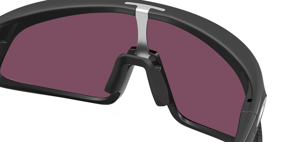 Oakley® OO9524D RSLV 141 OO9524D 952402 41 Sunglasses - Matte Black / Prizm Road Black Mirrored 952402