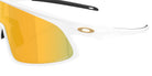 Oakley® OO9524D RSLV 141 OO9524D 952403 41 Sunglasses - Matte White / Prizm 24k Mirrored 952403
