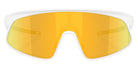 Oakley® OO9524D RSLV 141 OO9524D 952403 41 Sunglasses - Matte White / Prizm 24k Mirrored 952403