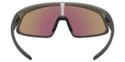 Oakley® OO9524D RSLV 141 OO9524D 952404 41 Sunglasses - Matte Gray Smoke / Prizm Sapphire Mirrored 952404
