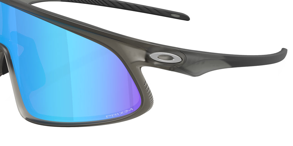Oakley® OO9524D RSLV 141 OO9524D 952404 41 Sunglasses - Matte Gray Smoke / Prizm Sapphire Mirrored 952404
