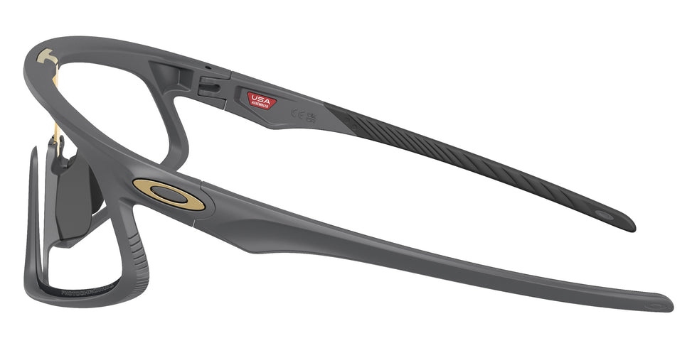 Oakley® OO9524D RSLV 141 OO9524D 952406 41 Sunglasses - Matte Carbon / Clear to Black Iridium Photochromic 952406