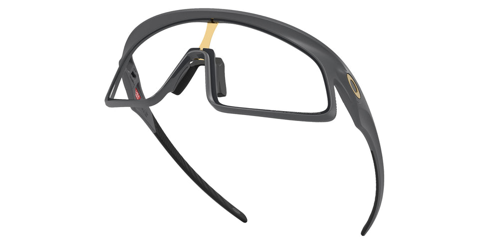 Oakley® OO9524D RSLV 141 OO9524D 952406 41 Sunglasses - Matte Carbon / Clear to Black Iridium Photochromic 952406