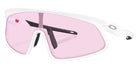 Oakley® OO9524D RSLV 141 OO9524D 952407 41 Sunglasses - Matte White / Prizm Low Light 952407
