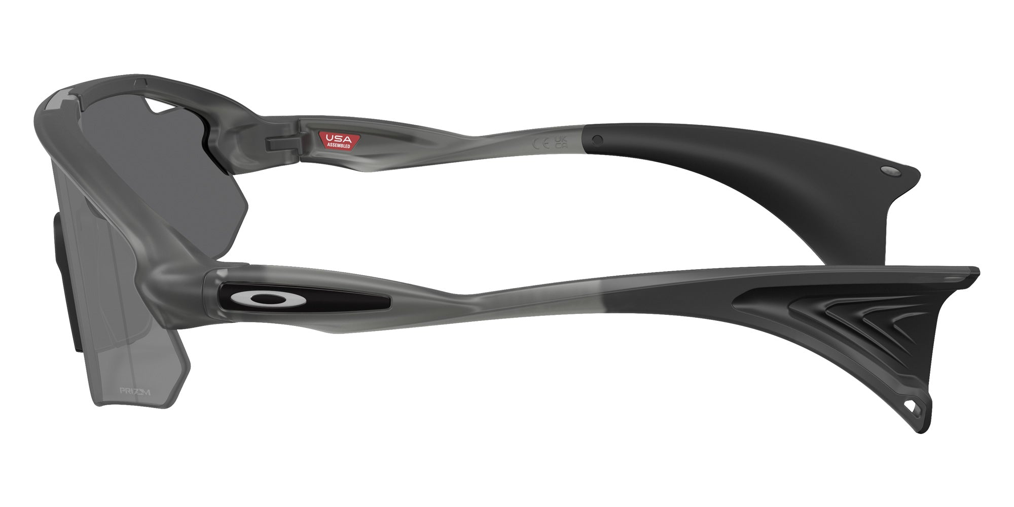 Oakley® OO9525 STUNT DEVIL A OO9525 952501 37 Sunglasses - Matte Gray Smoke / Prizm Black Mirrored 952501
