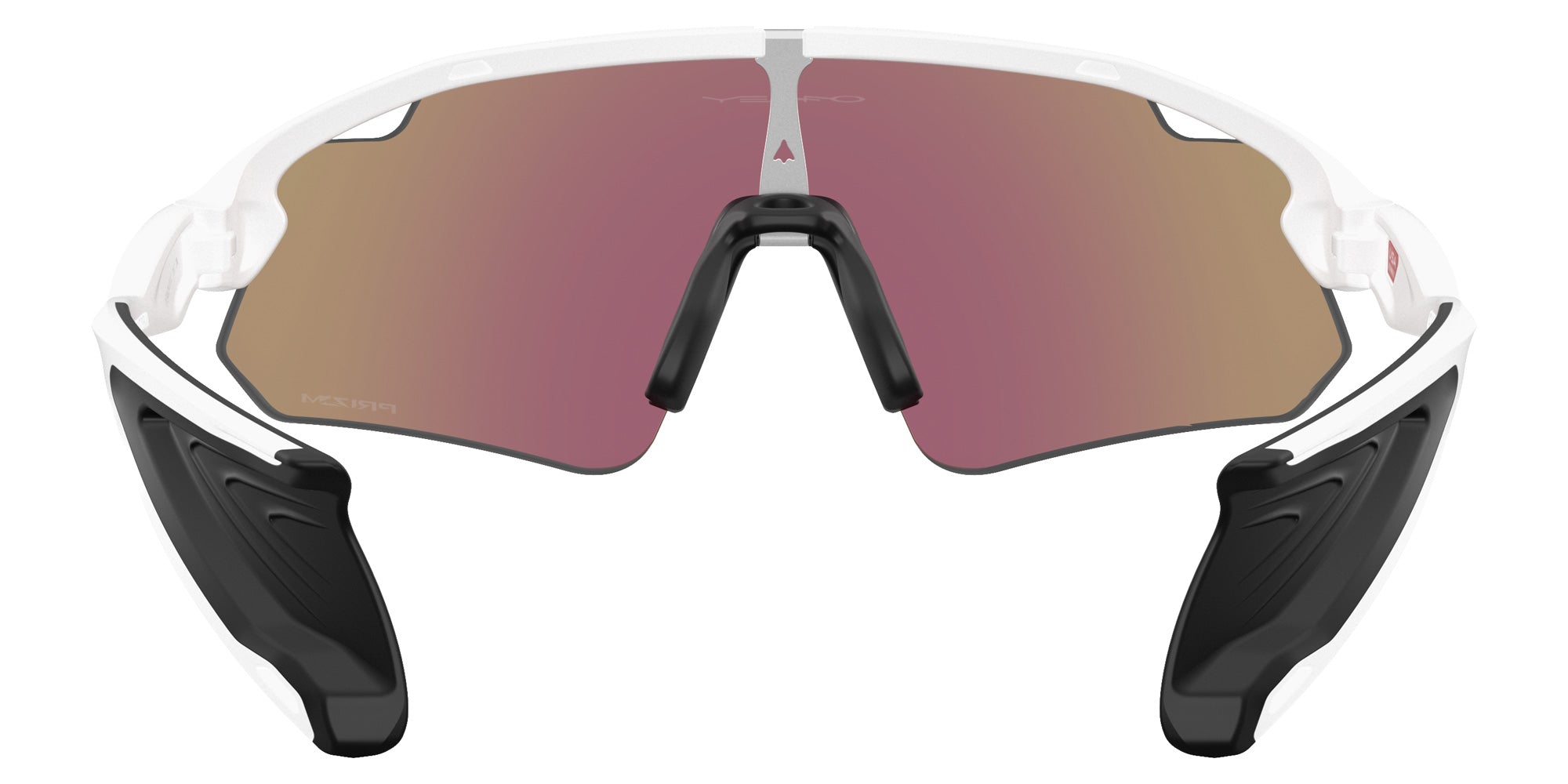Oakley® OO9525 STUNT DEVIL A OO9525 952502 37 Sunglasses - Matte White / Prizm Sapphire Mirrored 952502