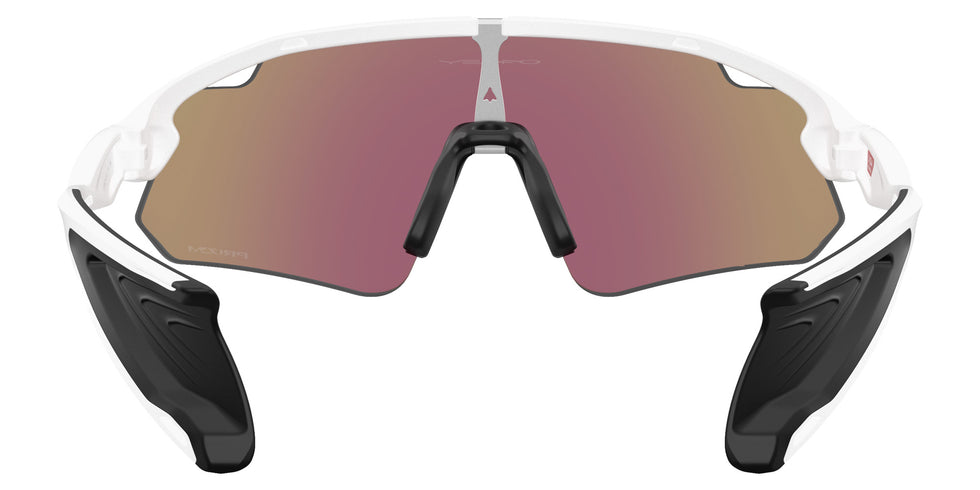 Oakley® OO9525 STUNT DEVIL A OO9525 952502 37 Sunglasses - Matte White / Prizm Sapphire Mirrored 952502