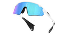 Oakley® OO9525 STUNT DEVIL A OO9525 952502 37 Sunglasses - Matte White / Prizm Sapphire Mirrored 952502