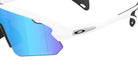Oakley® OO9525 STUNT DEVIL A OO9525 952502 37 Sunglasses - Matte White / Prizm Sapphire Mirrored 952502