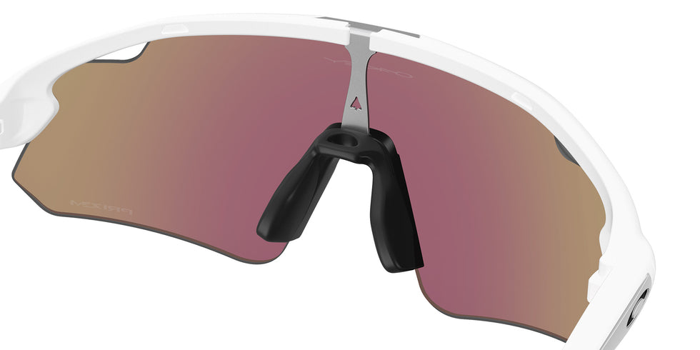 Oakley® OO9525 STUNT DEVIL A OO9525 952502 37 Sunglasses - Matte White / Prizm Sapphire Mirrored 952502