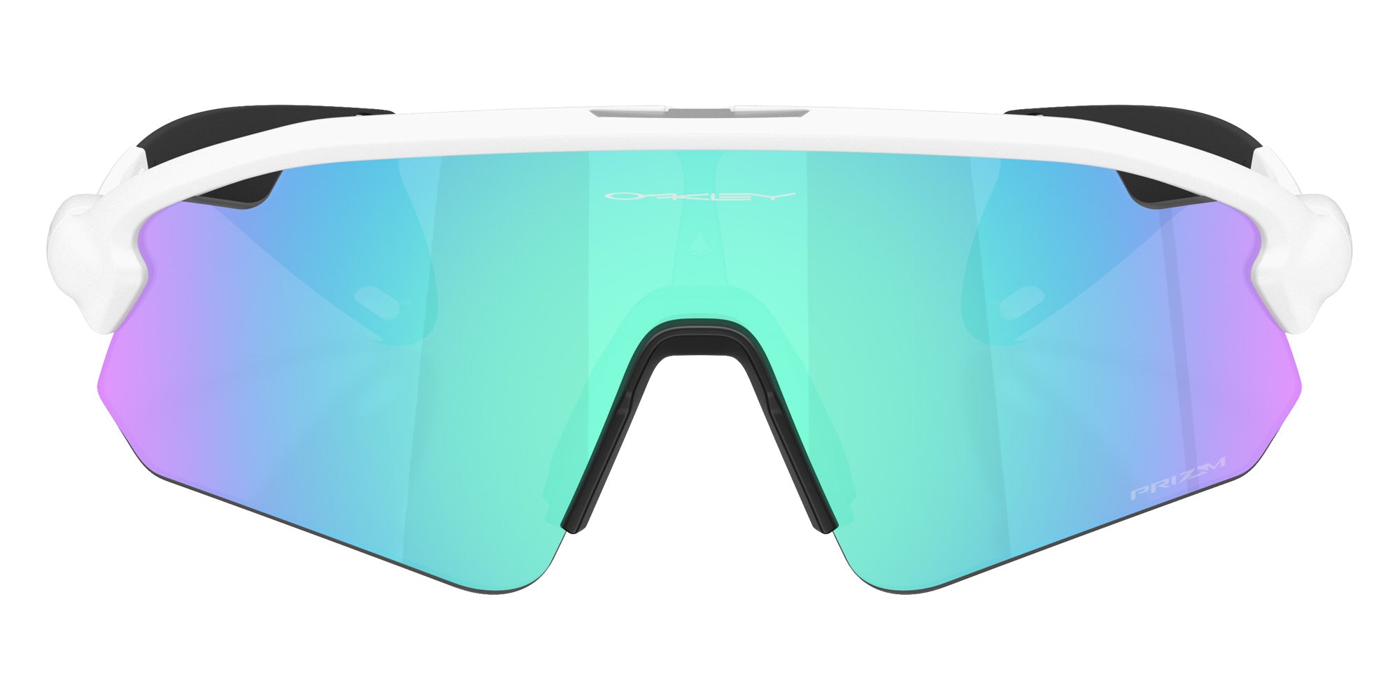Oakley® OO9525 STUNT DEVIL A OO9525 952502 37 Sunglasses - Matte White / Prizm Sapphire Mirrored 952502