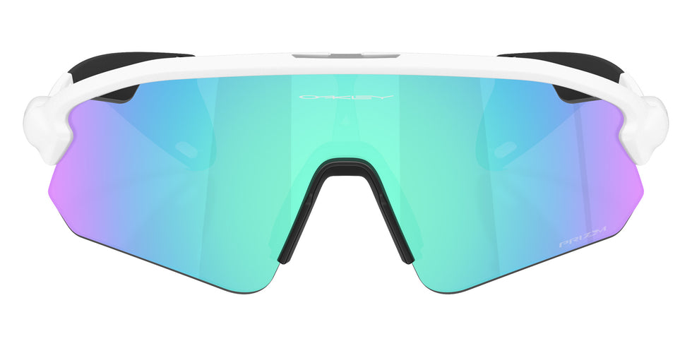 Oakley® OO9525 STUNT DEVIL A OO9525 952502 37 Sunglasses - Matte White / Prizm Sapphire Mirrored 952502