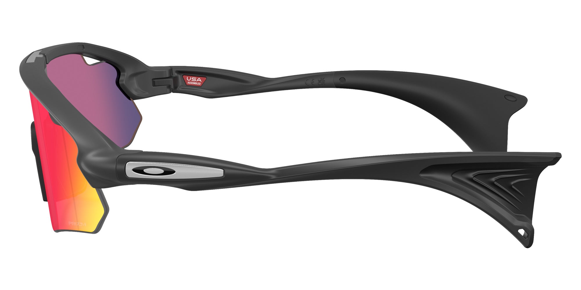 Oakley® OO9525 STUNT DEVIL A OO9525 952503 37 Sunglasses - Matte Black / Prizm Road Mirrored 952503
