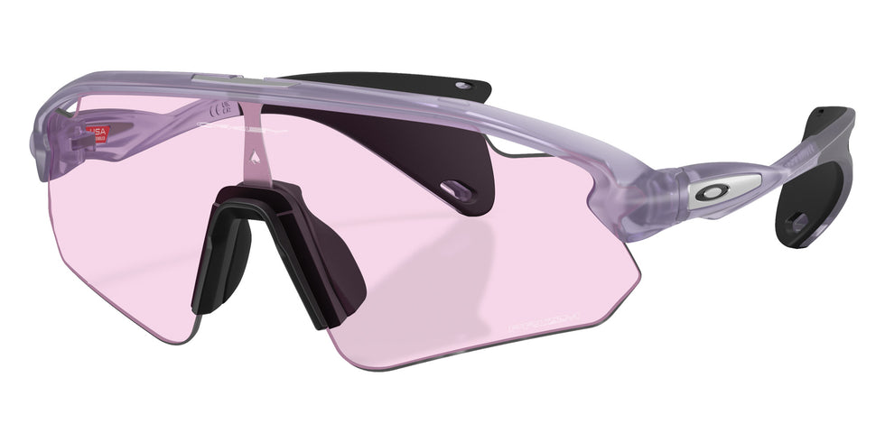 Oakley® OO9525 STUNT DEVIL A OO9525 952507 37 Sunglasses - Transparent Lilac / Prizm Low Light 952507